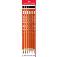 Faber Castell 6 Adet 2B Metalik Bakır Üçgen Kurşun Kalem