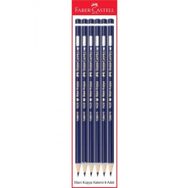 Faber Castell 6 Adet Mavi Kopya Kalemi