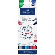 Faber Castell 6'lı Goldfaber Aqua Seaside Çift Uçlu Sanatsal Markör