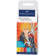 Faber Castell 6'lı Pitt Artıst Pens Brush Manga Shônen Set