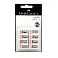 Faber Castell 8'li Küçük Boy Beyaz Silgi
