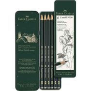 Faber-Castell 9000 6'lı Kurşun Kalem Seti