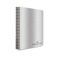 Faber Castell A4 80 Yaprak Kareli PP Kapak Metalik Spiralli Defter