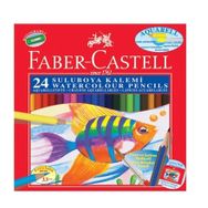 Faber-Castell Aquarel 24 Renk Sulu Kuru Boya Kalemi