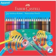 Faber Castell Aquarell Karton Kutu Kuru 24'lü Sulu Boya