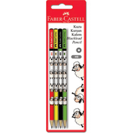 Faber-Castell Blister 4'lü Kurşun Kalem Kuzu