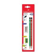 Faber-Castell Bls 2 Mercanlı Kurşun Kalem-Silgi-Kalemtraş Okul Kalem Seti