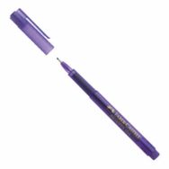 Faber Castell Broadpen 1554 0.8 mm Mor Kalın Uçlu Kalem