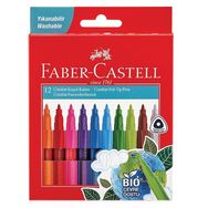 Faber Castell Comfort Klasik Renk 12'li Bio Keçeli Kalem