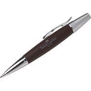 Faber Castell E-Motion Koyu Kahverengi Krom Ahşap Versatil Kalem