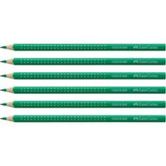 Faber Castell Faber Grip 2001 Uzun Zümrüt Yeşil 6'lı Kuru Boya