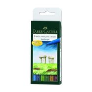 Faber Castell Fırça Uç Manzara 6'lı Pitt Çizim Kalemi