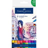 Faber Castell Goldfaber Aqua Çift Uçlu Sanatsal 18'li Markör Kalemi