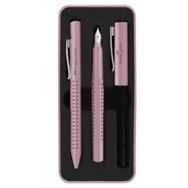 Faber Castell Grip 2010 Dolma Tükenmez Kalem Seti Gül