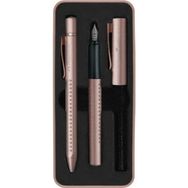 Faber Castell Grip Bakır Dolma ve Tükenmez Kalem Seti