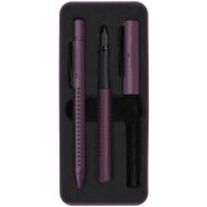 Faber Castell Grip Edition 2011 Berry Dolma Kalem ve Tükenmez Kalem Seti