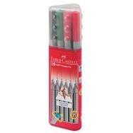 Faber-Castell Grip Finepen 0.4 10'lu Set Versatil Kalem