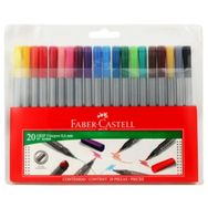 Faber-Castell Grip Finepen 0,4 mm 20'li Keçeli Kalem