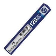 Faber Castell Grip Super Fine Lead 2B 120'li 60 mm 0.7 mm Mavi Kalem Ucu