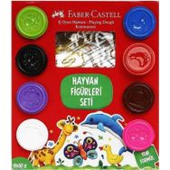 Faber Castell Hayvan Figürleri Seti 8x50 gr Oyun Hamuru