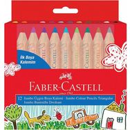 Faber Castell Jumbo İlk Boya Kalemim Yarım Boy Kuru Boya