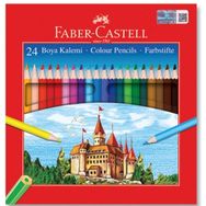 Faber Castell Karton Kutu 24 Renk Boya Kalemi
