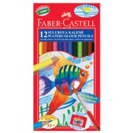Faber-Castell Karton Kutu Aquarel 12'li Renkli Boya Kalemi