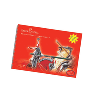 Faber Castell Kırmızı 35x50 cm 15 Yaprak Karton Kapak Resim Defteri