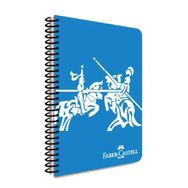 Faber Castell Knights 140 Yaprak Kareli Canlı Spiralli Defter