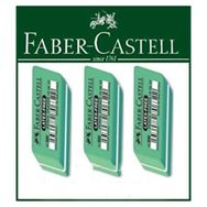 Faber Castell Latex-Free 3 Adet Yeşil Silgi