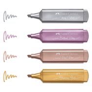 Faber Castell Metalik 4 lü 154640 Fosforlu Kalem Seti