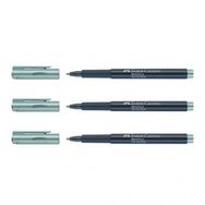Faber Castell Metalik Buz Mavisi 3'lü Markör Kalemi
