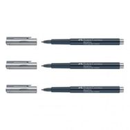 Faber Castell Metalik Gümüş 3'lü Markör Kalem