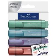 Faber Castell Metalik Renkler 4 Set Fosforlu Kalem