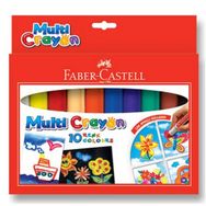 Faber Castell Multi Crayon 10 Renk Pastel