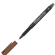 Faber Castell Multimark 1523 0.4 mm S Kahverengi Permanent Asetat Kalemi