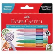 Faber Castell Pastel Renkler 10'lu Comfort Keçeli Kalem