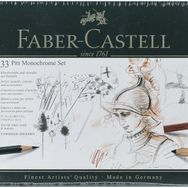 Faber Castell Pitt 112977 33'lü Monochrome Seti