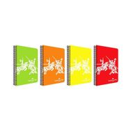 Faber Castell Plastik Kapak Canlı Renkler 1 Düz 80 Yaprak Spiralli Defter