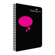 Faber Castell PP Kapak Neon2 Spiralli 80 Yaprak Çizgili Defter