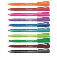 Faber-Castell Renkli Siyah Tükenmez Kalem