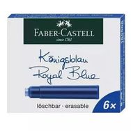 Faber Castell Royal Mavi 6'lı Dolma Kalem Kartuş