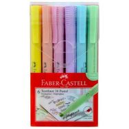 Faber Castell Textliner 38 Highlighter Pastel Renkler 6'lı Fosforlu Kalem