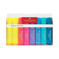 Faber Castell Textliner 8li Set Pastel Fosforlu Kalem