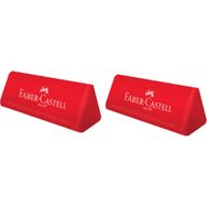 Faber Castell Üçgen Kırmızı Okul Silgisi