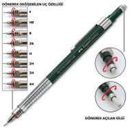 Faber-Castell Versatil TK Fine Vario Lux Yeşil Uçlu Kalem