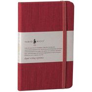 Fabio Ricci 1044 Alttan Lastlikli Kırmızı Kareli Defter