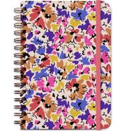 Fabooks Pembe Mor Çiçekli Süresiz Ajanda