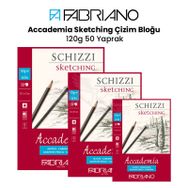 Fabriano Accademia Sketching 120 gr 50 Yaprak Çizim Bloğu