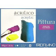 Fabriano Pittura 25x35 cm 400 gr 10 Yaprak Akrilik Blok